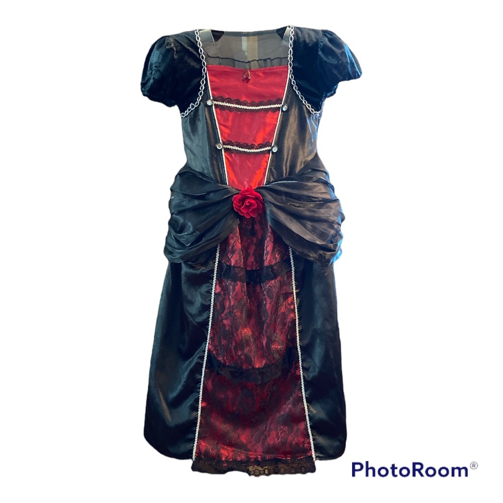 🎃🎃🎃 Girls Red and Black Costume Dress 🎃🎃🎃